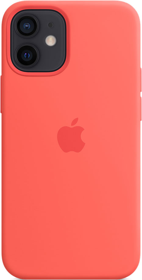 Чехол Silicone Case magsafe качество Lux для iPhone 12 mini розовый цитрус в Тюмени
